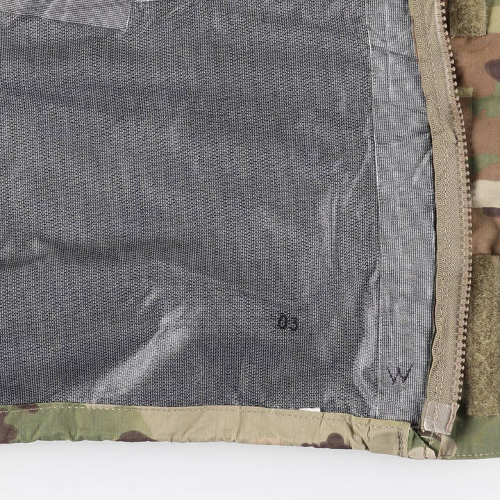 Camouflage Multicam Camo Ripstop Military Gore-Tex Parka, Men's Size L unclear Khaki type Vintage Second Hand