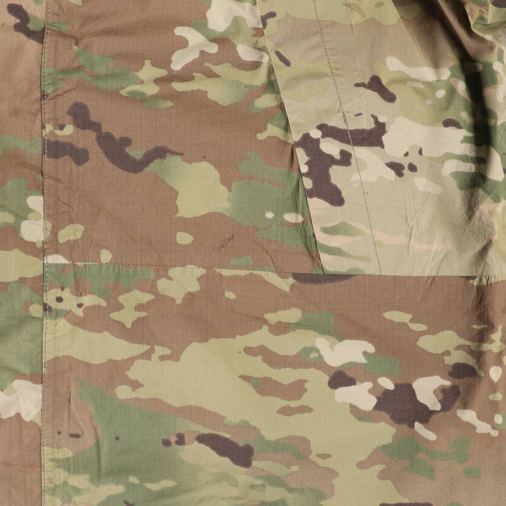 Camouflage Multicam Camo Ripstop Military Gore-Tex Parka, Men's Size L unclear Khaki type Vintage Second Hand
