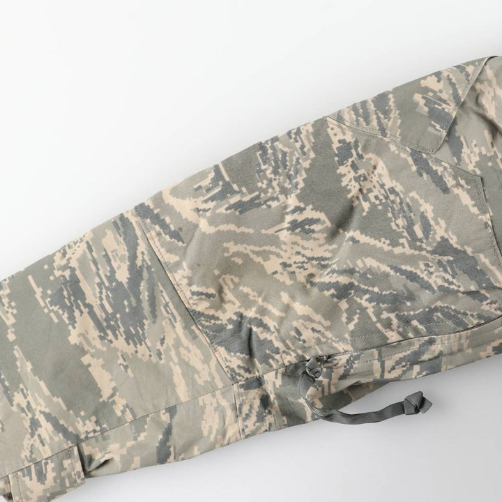Authentic 2000'S US Military Camouflage Pattern ABU Digital Tiger Camo ECWCS 2nd Gen Military Gore-Tex Parka, Made in USA, Small-Regular Nylon Beige type Vintage Second Hand