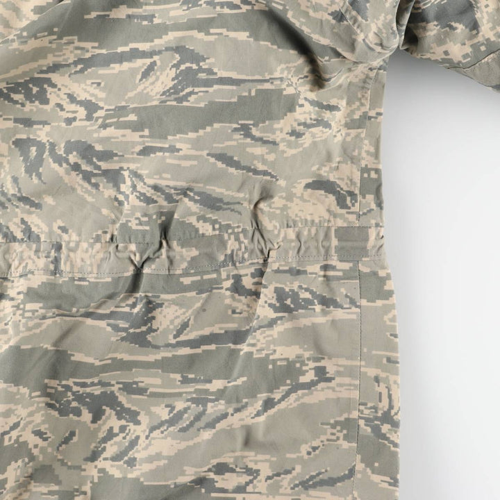 Authentic 2000'S US Military Camouflage Pattern ABU Digital Tiger Camo ECWCS 2nd Gen Military Gore-Tex Parka, Made in USA, Small-Regular Nylon Beige type Vintage Second Hand