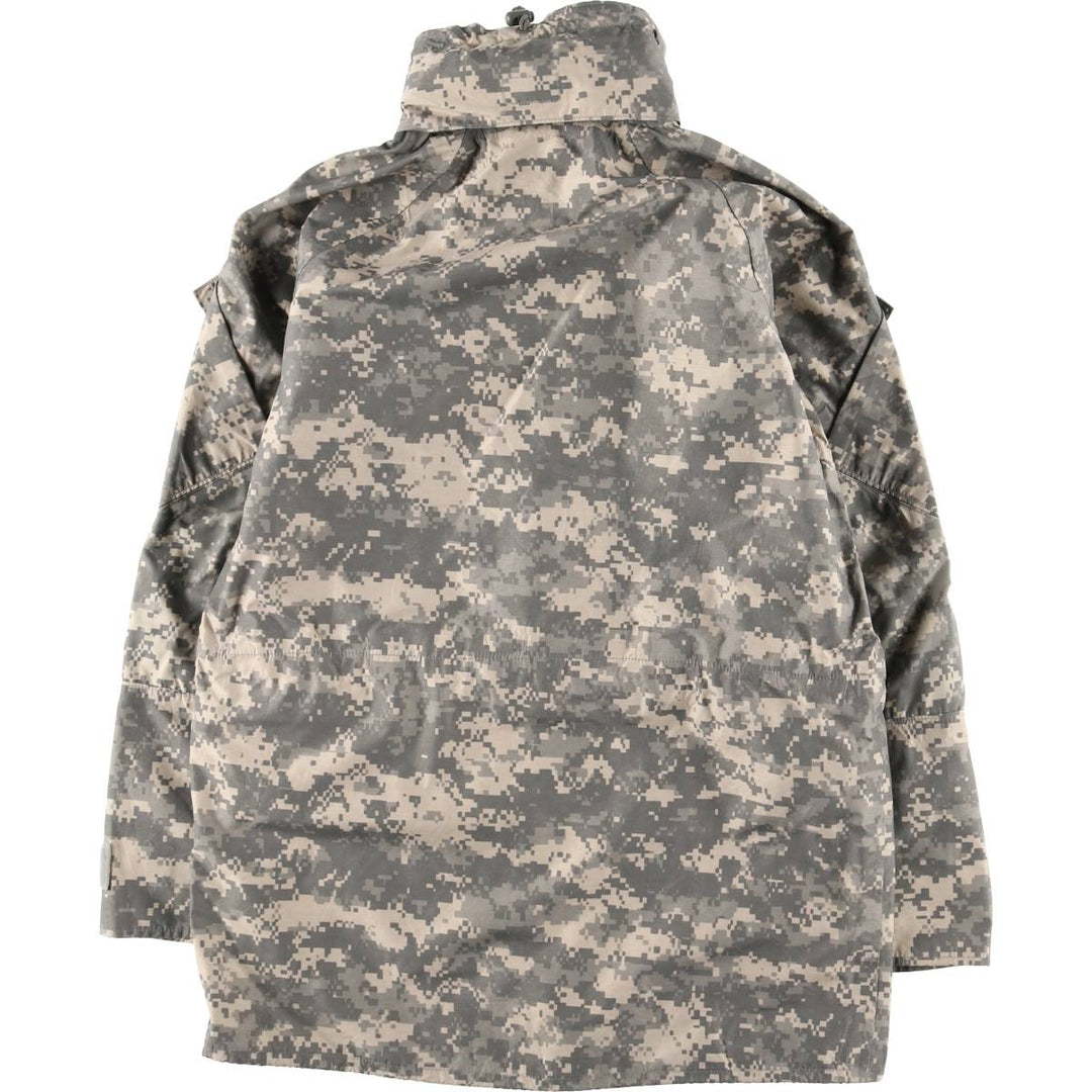 Authentic 2000'S US Military Camouflage Pattern ABU Digital Tiger Camo ECWCS 2nd Gen Military Gore-Tex Parka, Made in USA, Small-Regular unclear Beige type Vintage Second Hand