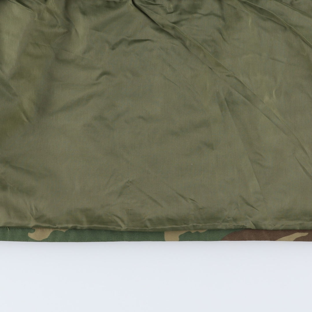 1990'S US Military Camouflage Pattern ECWCS 1st Gen. Late Model Military Gore-Tex Parka, Large Regular, Men's Size L Nylon Khaki type Vintage Second Hand