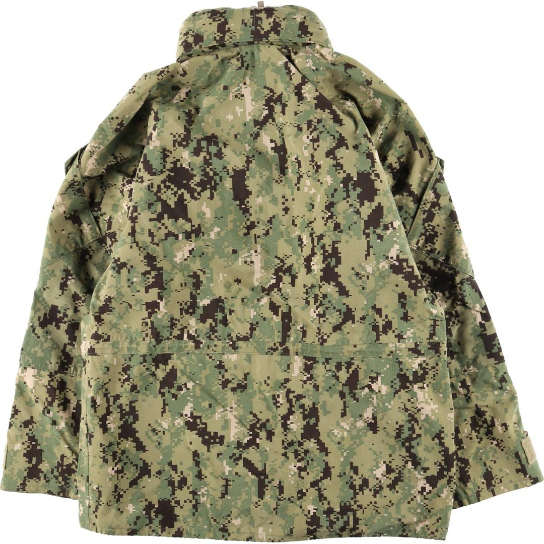 Authentic US military camouflage pattern military Gore-Tex parka, made in the USA, small regular size, equivalent to men's size S Nylon Khaki type Vintage Second Hand