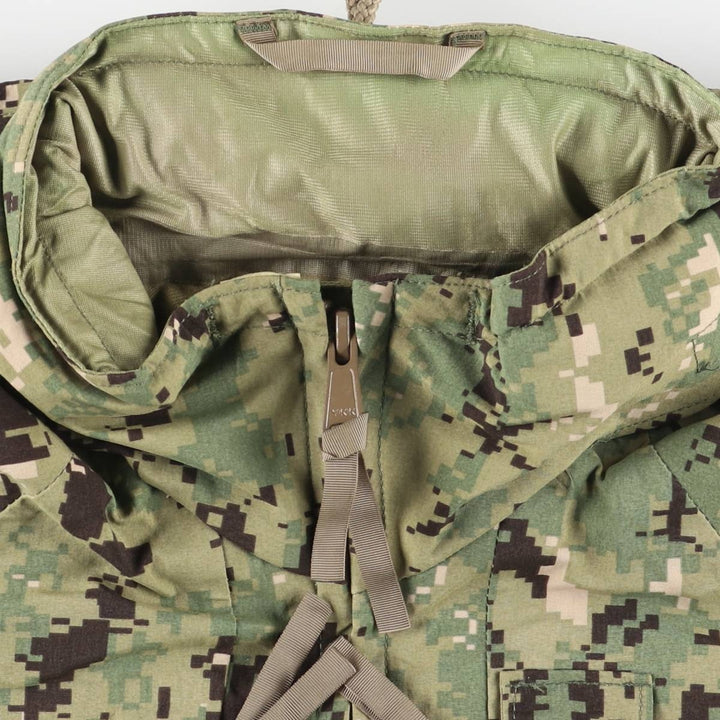Authentic US military camouflage pattern military Gore-Tex parka, made in the USA, small regular size, equivalent to men's size S Nylon Khaki type Vintage Second Hand