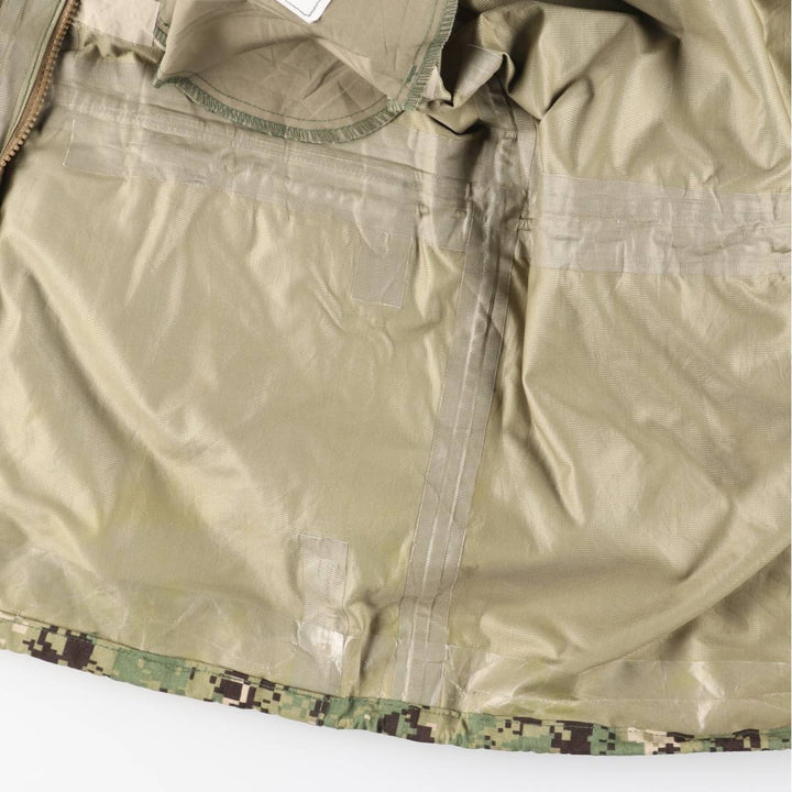 Authentic US military camouflage pattern military Gore-Tex parka, made in the USA, small regular size, equivalent to men's size S Nylon Khaki type Vintage Second Hand