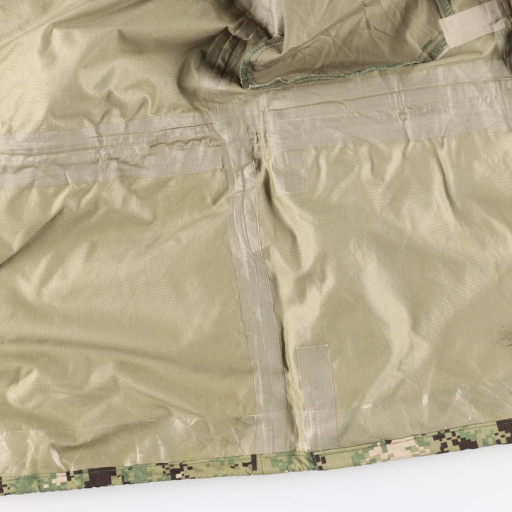 Authentic US military camouflage pattern military Gore-Tex parka, made in the USA, small regular size, equivalent to men's size S Nylon Khaki type Vintage Second Hand