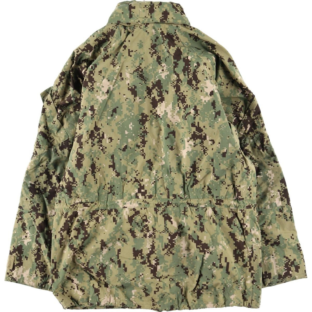 Camouflage pattern US military Gore-Tex parka, Made in USA, Small/Regular, Men's Size S Nylon Khaki type Vintage Second Hand