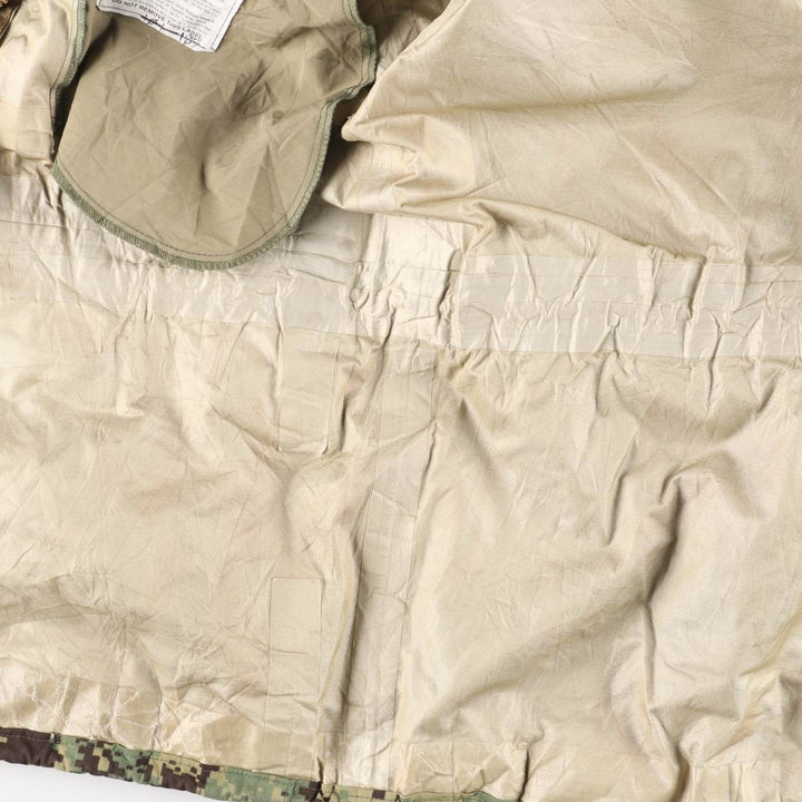 Camouflage pattern US military Gore-Tex parka, Made in USA, Small/Regular, Men's Size S Nylon Khaki type Vintage Second Hand