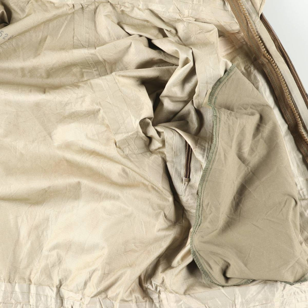 Camouflage pattern US military Gore-Tex parka, Made in USA, Small/Regular, Men's Size S Nylon Khaki type Vintage Second Hand