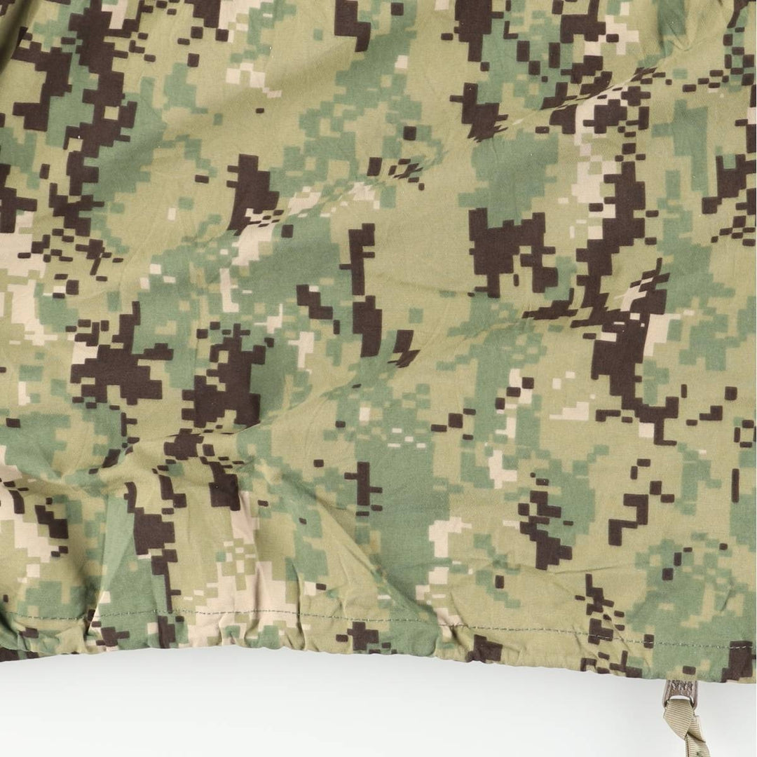 Camouflage pattern US military Gore-Tex parka, Made in USA, Small/Regular, Men's Size S Nylon Khaki type Vintage Second Hand