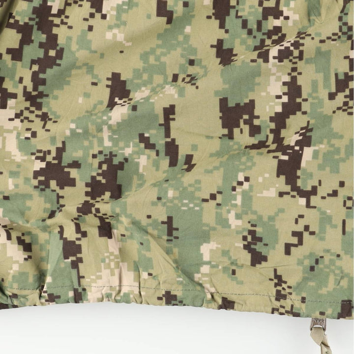 Camouflage pattern US military Gore-Tex parka, Made in USA, Small/Regular, Men's Size S Nylon Khaki type Vintage Second Hand