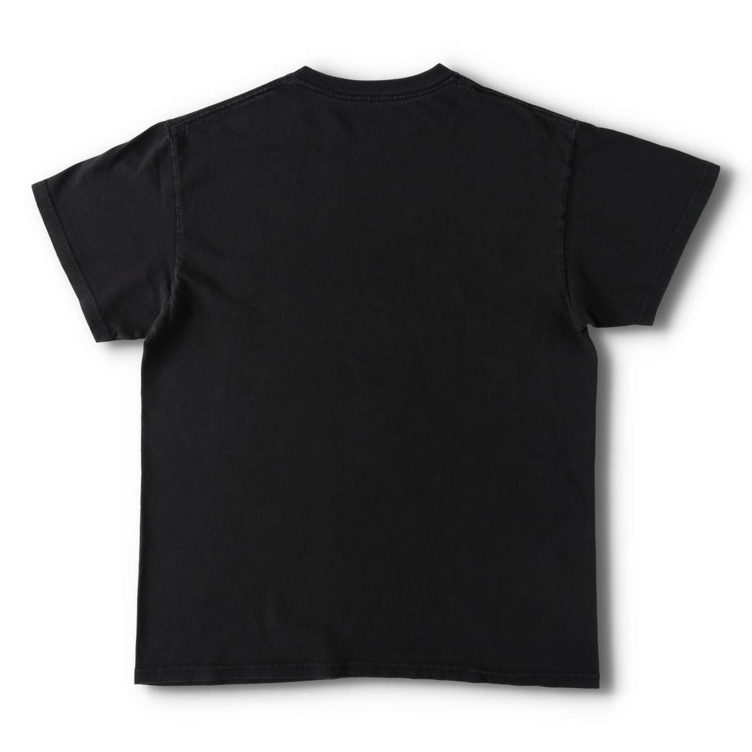 KINGDOM HEARTS (Kingdom Hearts) Video Game Character Print T-Shirt, Men's Size M (approx.) cotton black type Vintage Second Hand