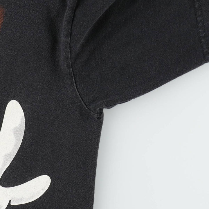 90'S MICKEY UNLIMITED GOOFY character print T-shirt, men's size M equivalent, vintage. cotton black type Vintage Second Hand