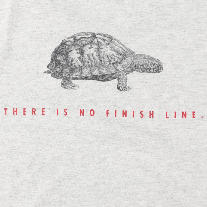 90'S Nike Silver Tag Turtle Pattern & Rabbit Pattern Sports Print T-Shirt, Made in USA, Men's XL (approx.) Vintage cotton gray type Vintage Second Hand