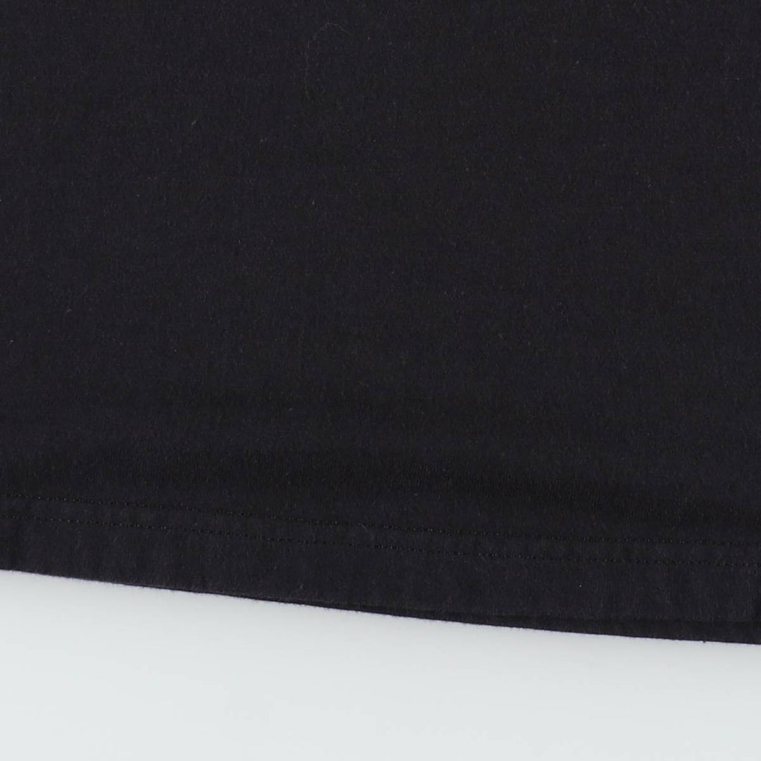2000'S Harley-Davidson Fire Pattern Motorcycle Long-Sleeve T-Shirt (Men's XL equivalent) cotton black type Vintage Second Hand