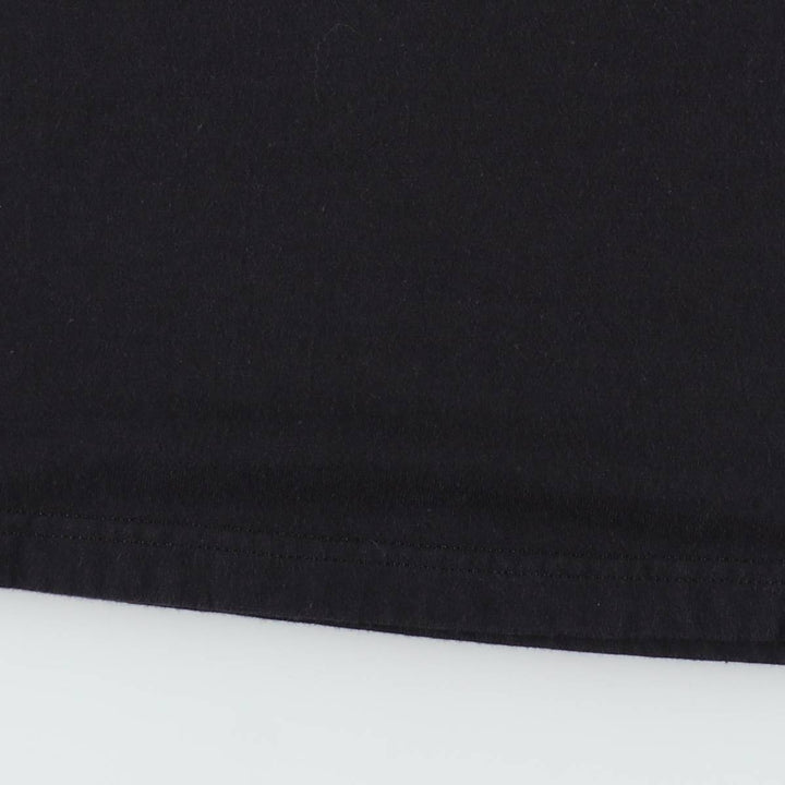 2000'S Harley-Davidson Fire Pattern Motorcycle Long-Sleeve T-Shirt (Men's XL equivalent) cotton black type Vintage Second Hand