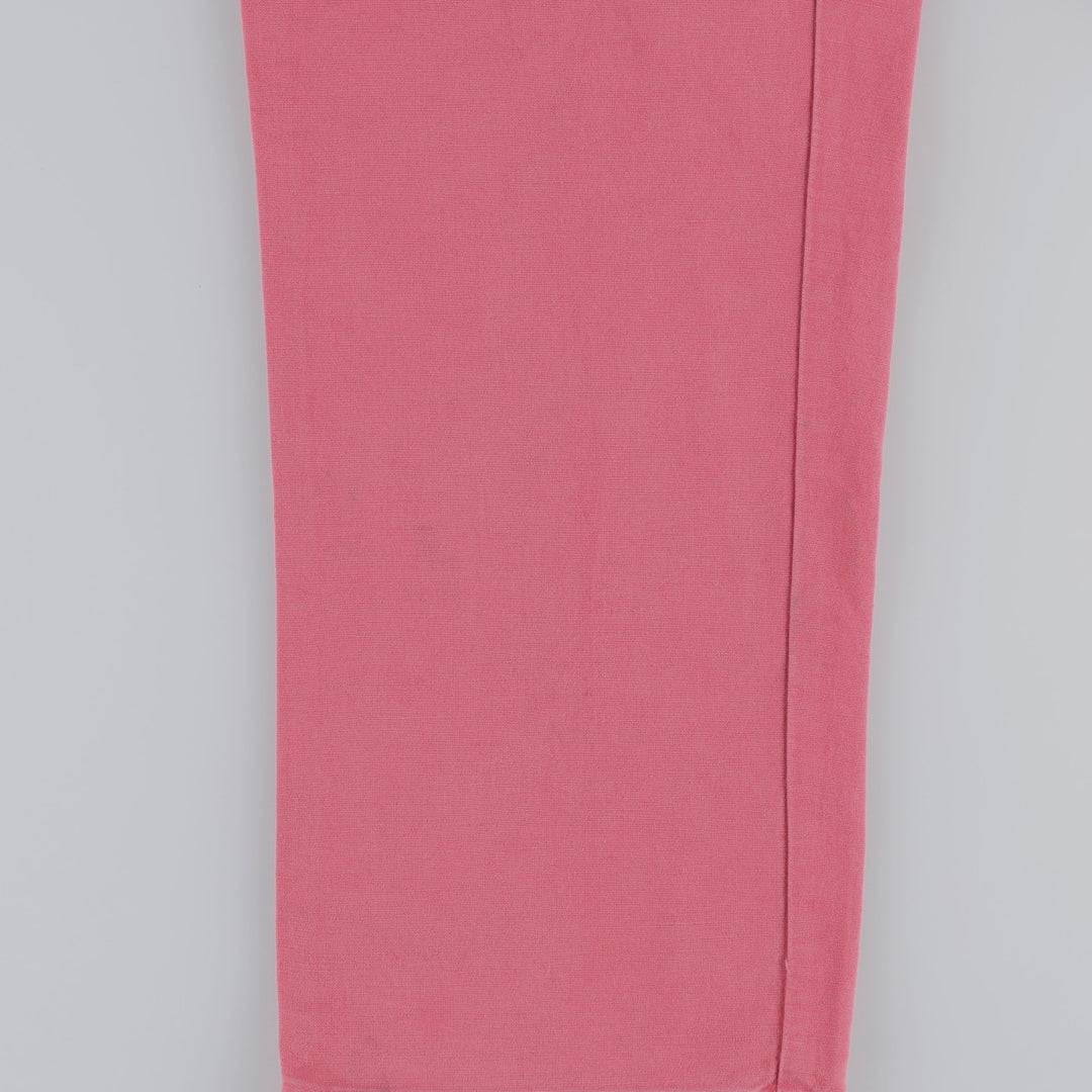 Ralph Lauren POLO by Ralph Lauren Cotton x Linen Pants, Men's Size S (approx.) linen pink type Vintage Second Hand