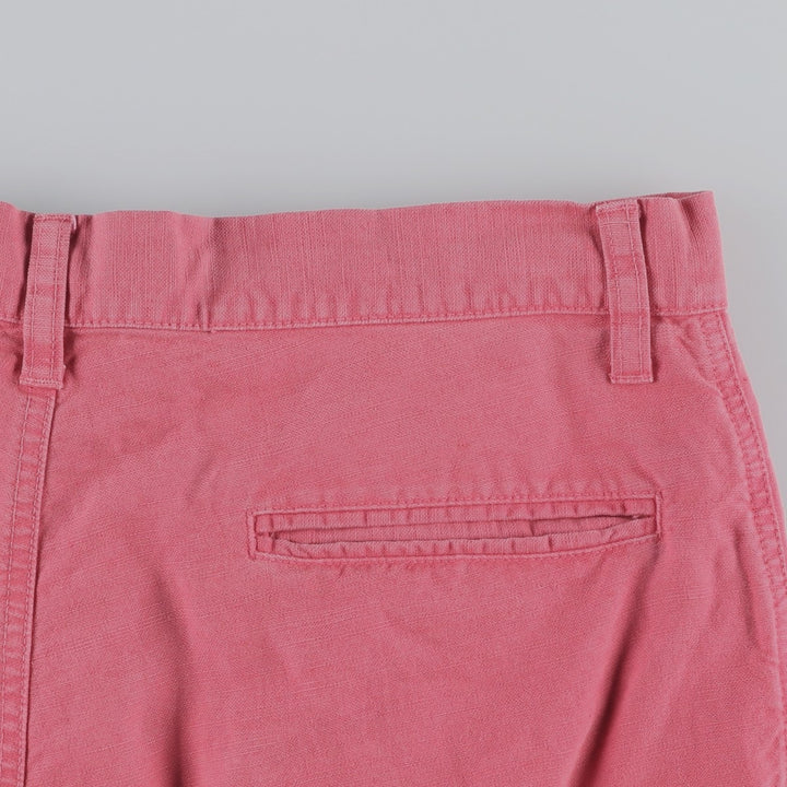 Ralph Lauren POLO by Ralph Lauren Cotton x Linen Pants, Men's Size S (approx.) linen pink type Vintage Second Hand
