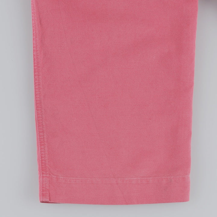 Ralph Lauren POLO by Ralph Lauren Cotton x Linen Pants, Men's Size S (approx.) linen pink type Vintage Second Hand