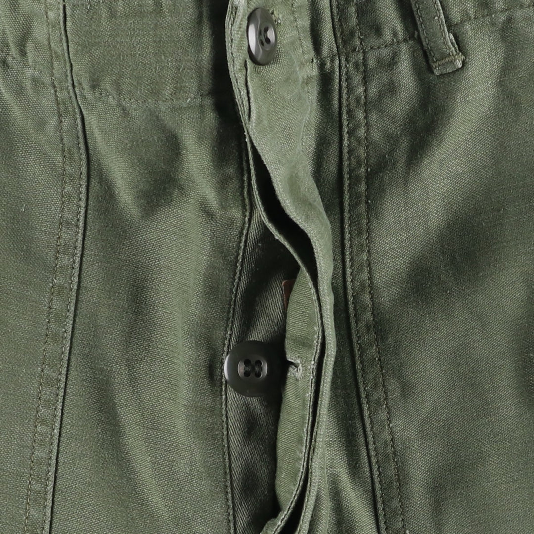 1960'S US Military Issue Baker Pants, Made in USA, Medium Size (Men's W29 equivalent), Vintage cotton Khaki type Vintage Second Hand