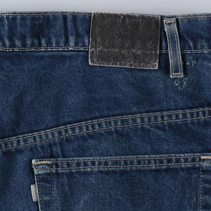 90'S Big Size Levi's Silver Tab Massive Denim Shorts, Made in USA, Men's W43 (approx.) cotton blue type Vintage Second Hand