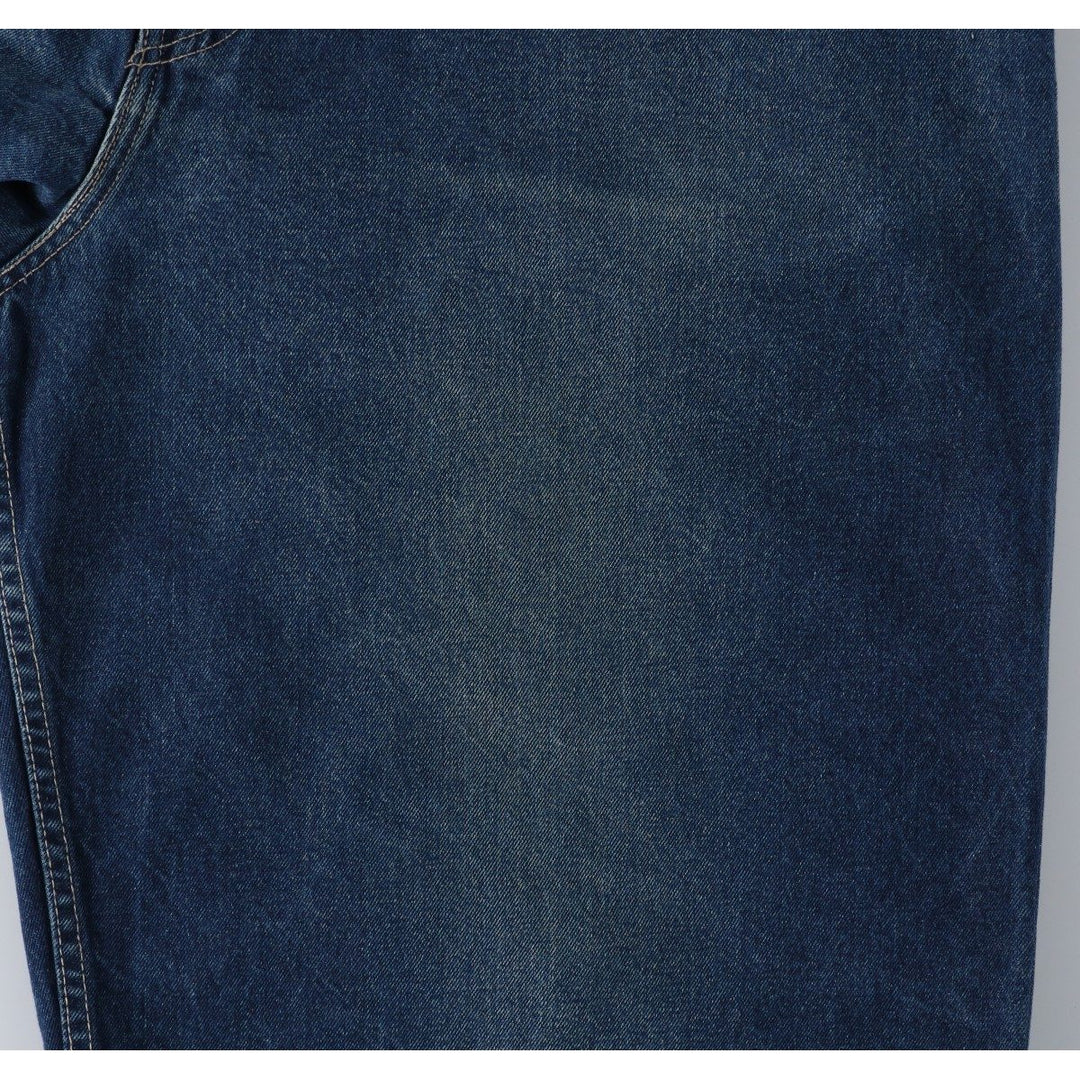 90'S Big Size Levi's Silver Tab Massive Denim Shorts, Made in USA, Men's W43 (approx.) cotton blue type Vintage Second Hand