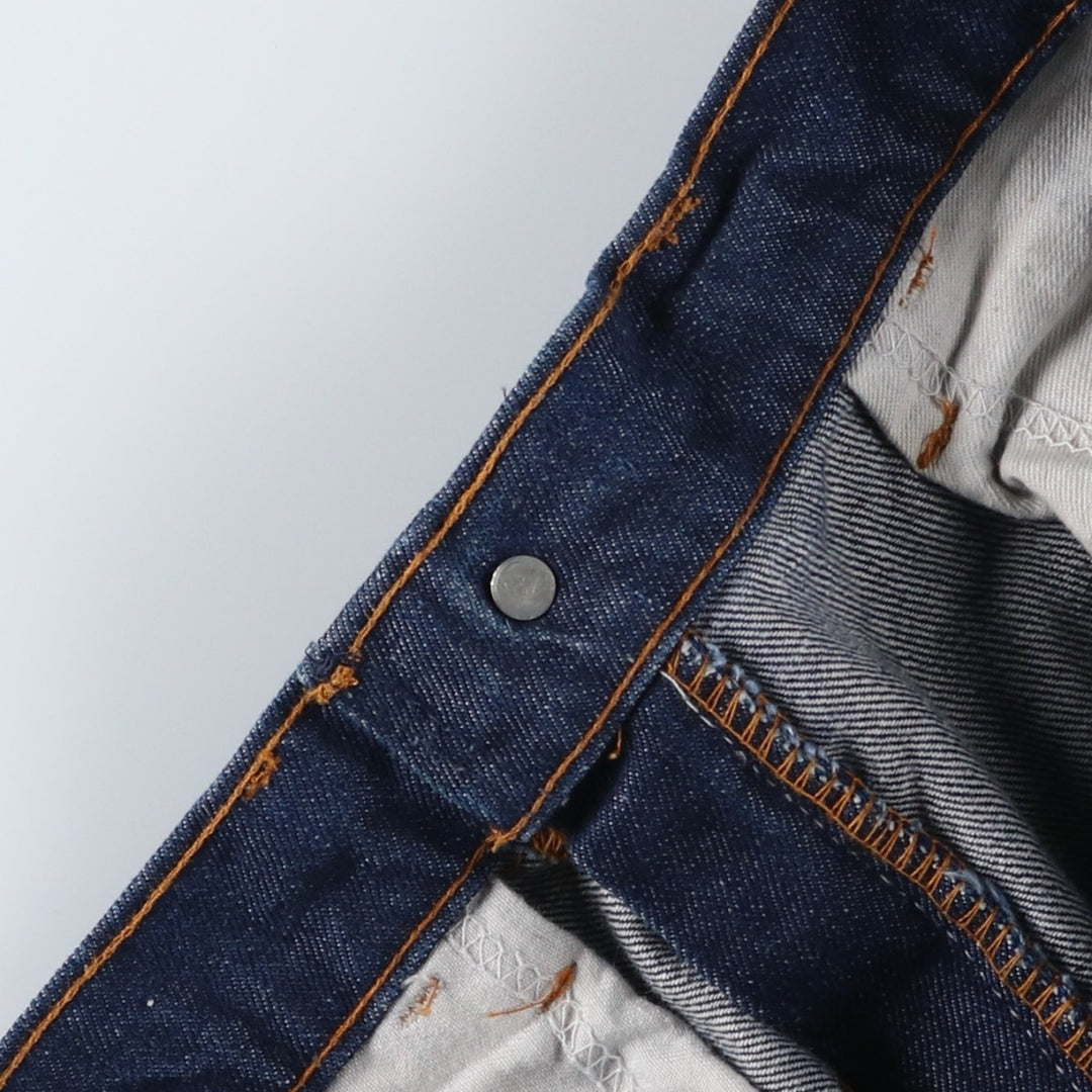 Dark navy 80'S Levi's orange tab bell-bottom denim pants, men's size W34 (approx.), vintage. unclear blue type Vintage Second Hand