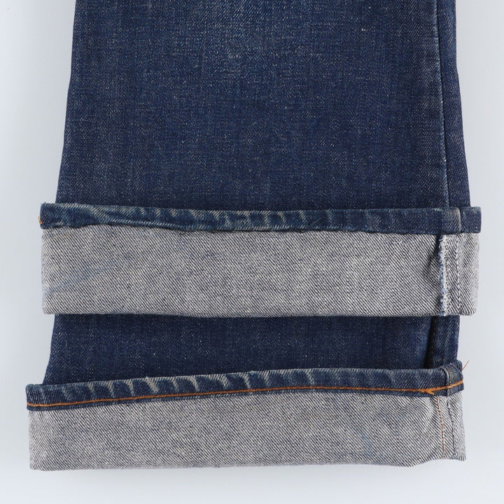 Dark navy 80'S Levi's orange tab bell-bottom denim pants, men's size W34 (approx.), vintage. unclear blue type Vintage Second Hand