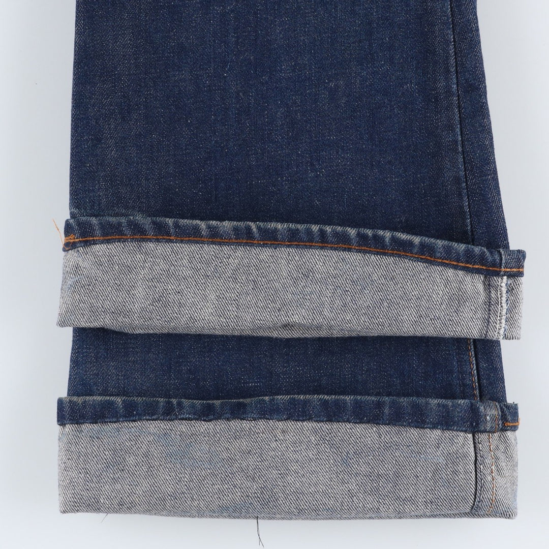 Dark navy 80'S Levi's orange tab bell-bottom denim pants, men's size W34 (approx.), vintage. unclear blue type Vintage Second Hand