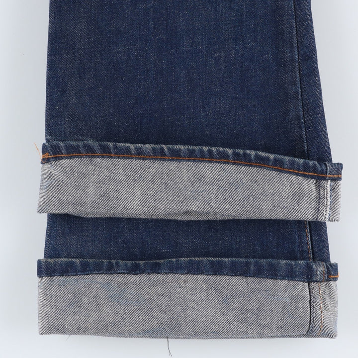 Dark navy 80'S Levi's orange tab bell-bottom denim pants, men's size W34 (approx.), vintage. unclear blue type Vintage Second Hand
