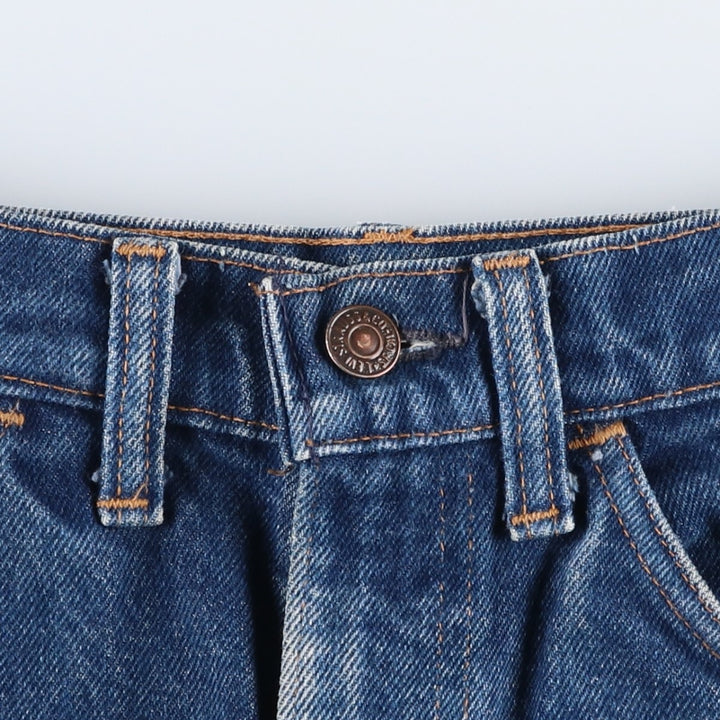 70s-80'S Levi's 646-0217 Orange Tab Bell-Bottom Denim Pants, Men's Size W31 (approx.), Vintage unclear blue type Vintage Second Hand