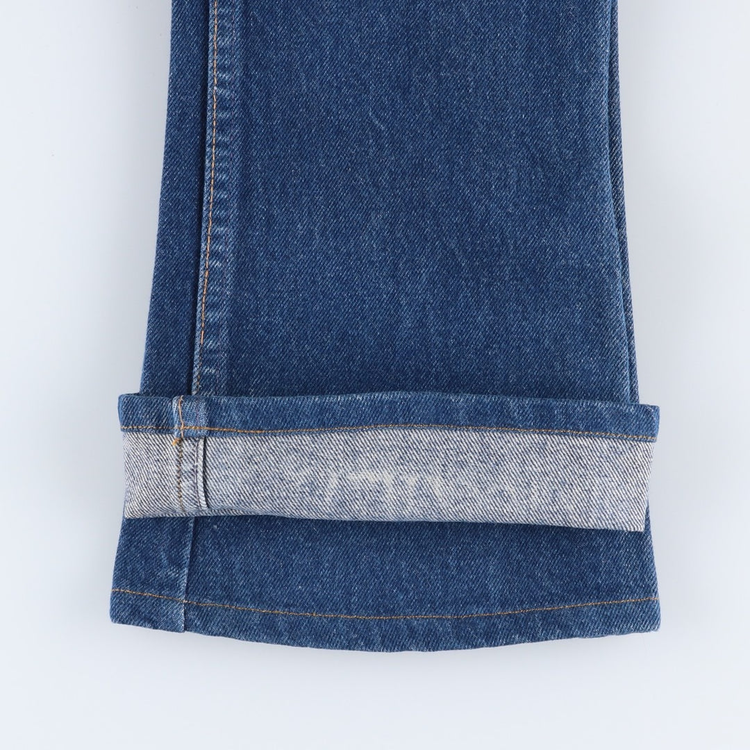 70s-80'S Levi's 646-0217 Orange Tab Bell-Bottom Denim Pants, Men's Size W31 (approx.), Vintage unclear blue type Vintage Second Hand