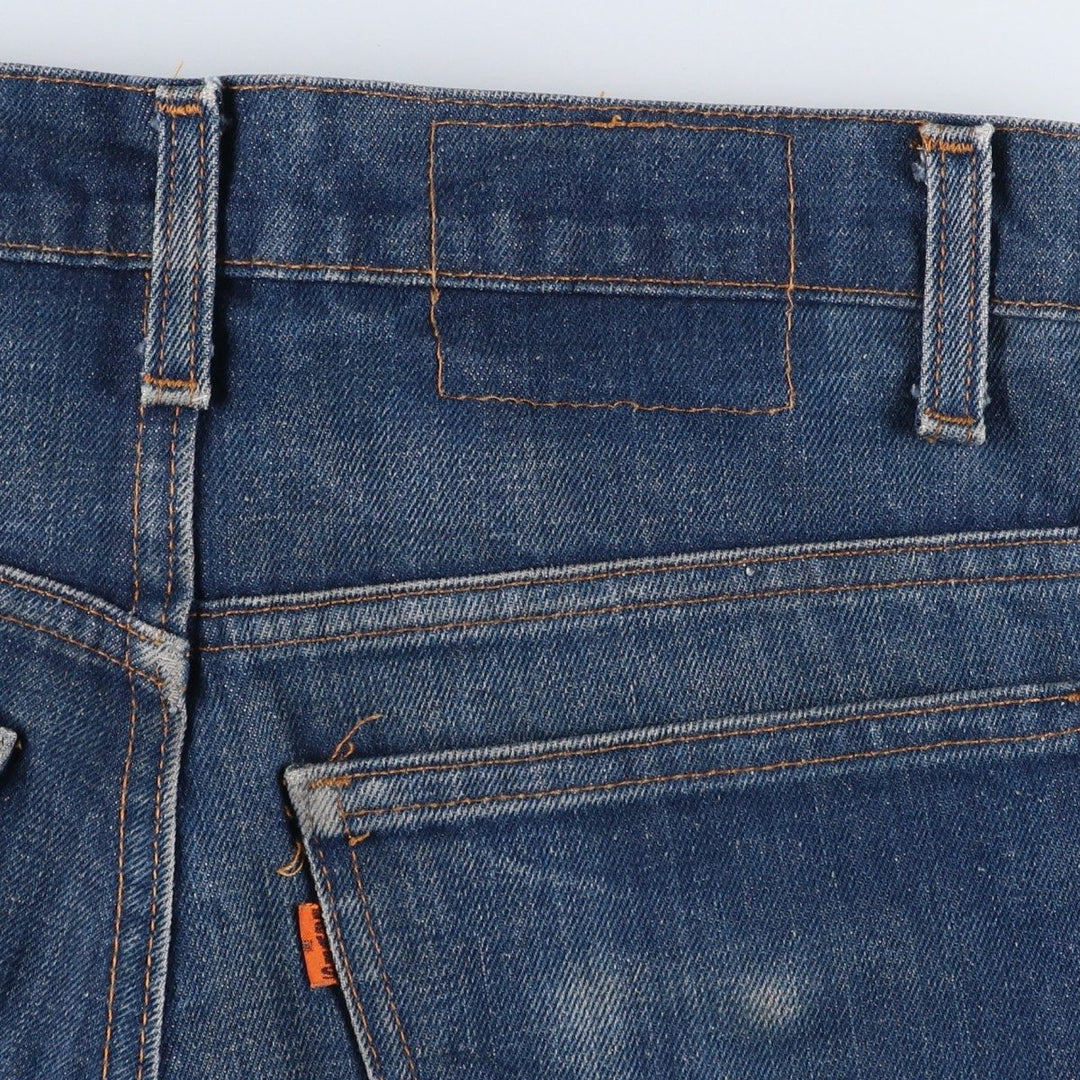 70s-80'S Levi's Orange Tab Straight Denim Pants, Men's Size W30 (approx.), Vintage unclear blue type Vintage Second Hand