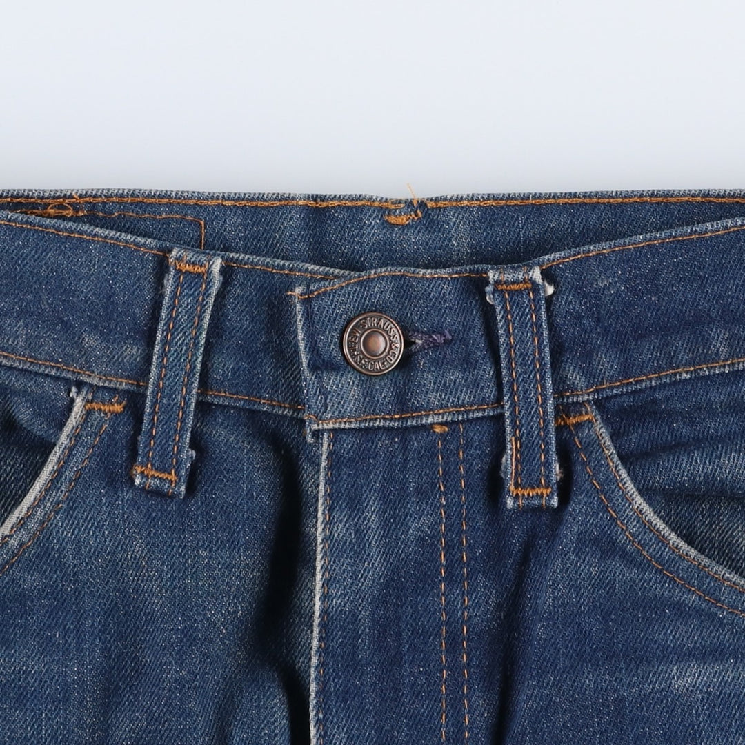 70s-80'S Levi's Orange Tab Straight Denim Pants, Men's Size W30 (approx.), Vintage unclear blue type Vintage Second Hand