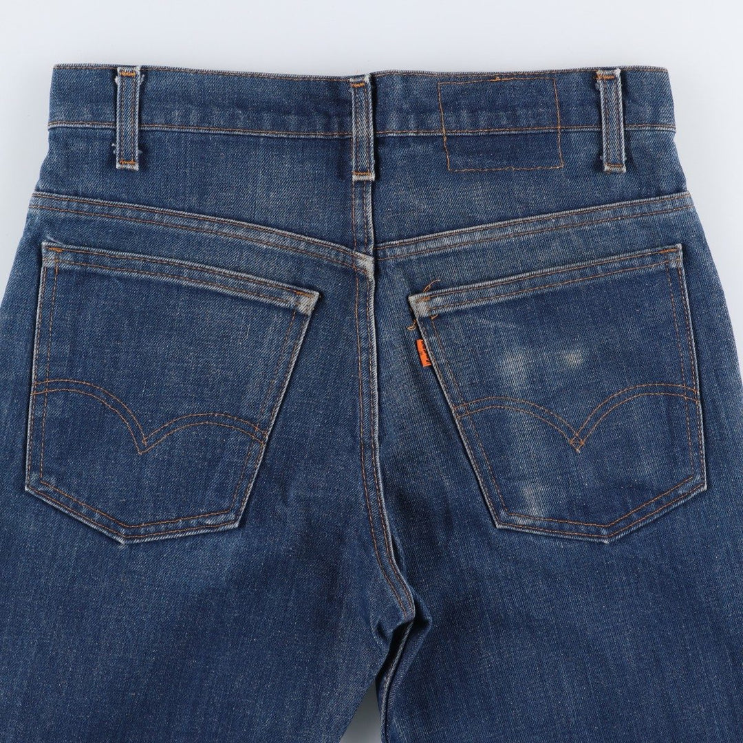 70s-80'S Levi's Orange Tab Straight Denim Pants, Men's Size W30 (approx.), Vintage unclear blue type Vintage Second Hand