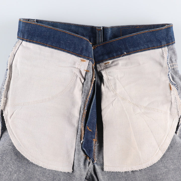 70s-80'S Levi's Orange Tab Straight Denim Pants, Men's Size W30 (approx.), Vintage unclear blue type Vintage Second Hand