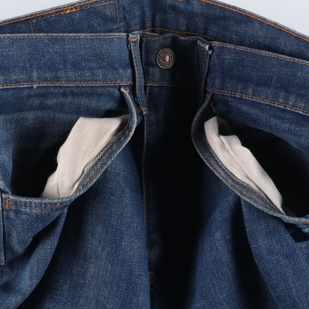 70s-80'S Levi's Orange Tab Straight Denim Pants, Men's Size W30 (approx.), Vintage unclear blue type Vintage Second Hand