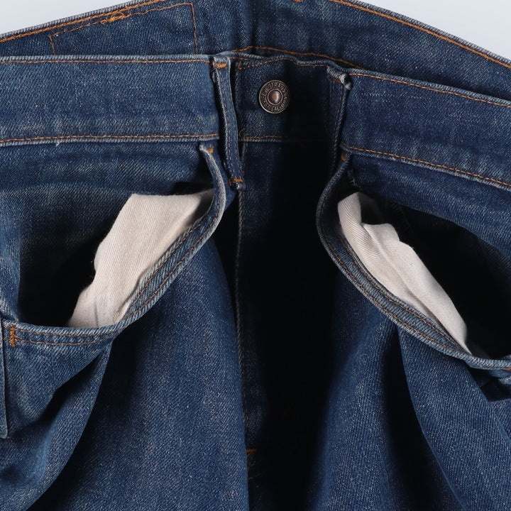 70s-80'S Levi's Orange Tab Straight Denim Pants, Men's Size W30 (approx.), Vintage unclear blue type Vintage Second Hand
