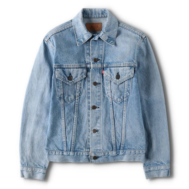 1970'S Levi's 70505 Denim Jacket, Made in USA, Men's Size S (approx.), Vintage cotton blue type Vintage Second Hand