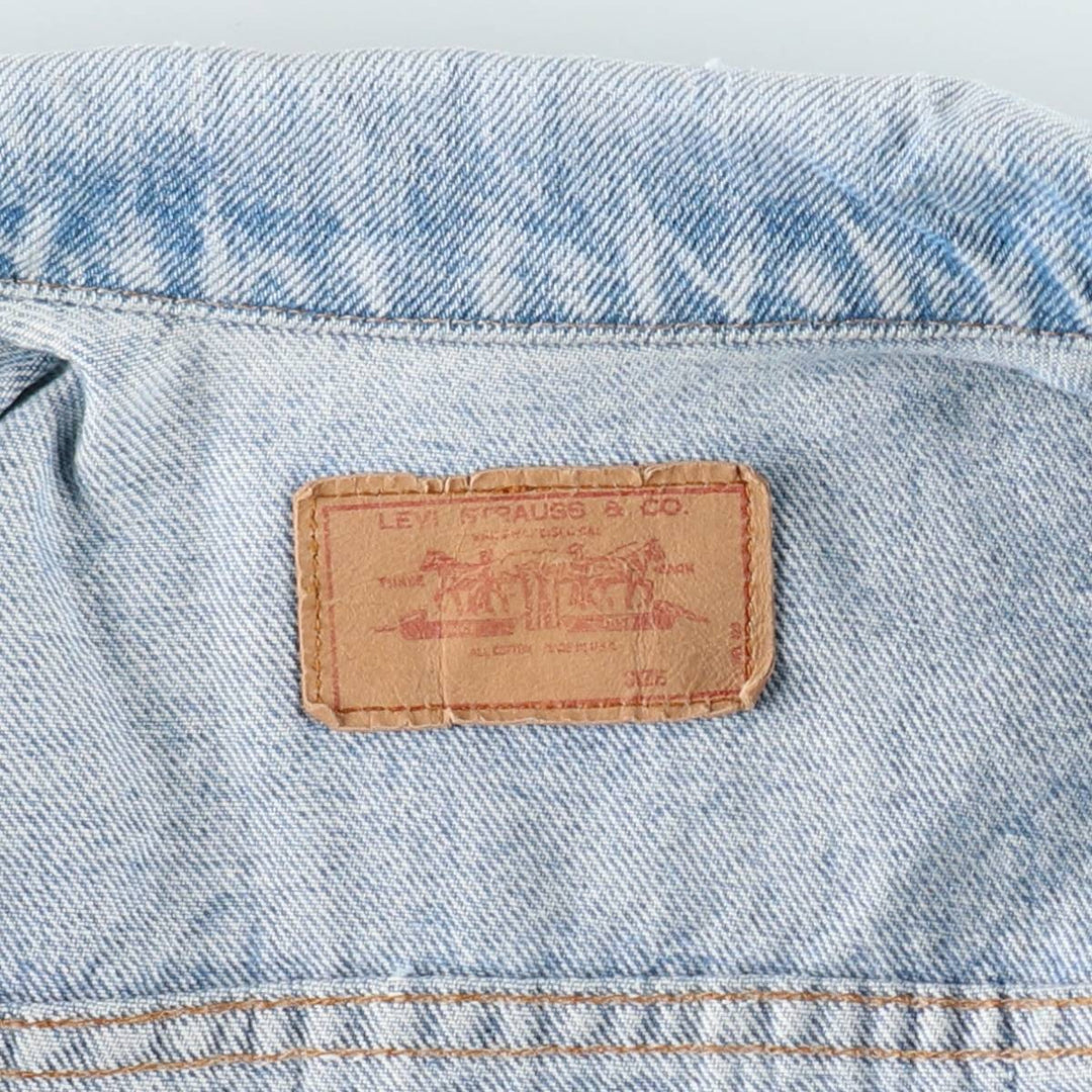 1970'S Levi's 70505 Denim Jacket, Made in USA, Men's Size S (approx.), Vintage cotton blue type Vintage Second Hand