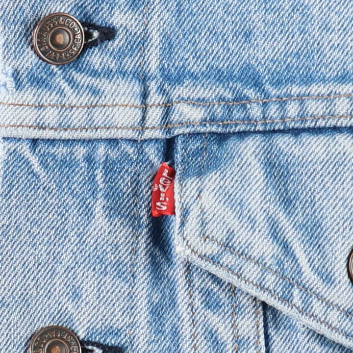 1970'S Levi's 70505 Denim Jacket, Made in USA, Men's Size S (approx.), Vintage cotton blue type Vintage Second Hand