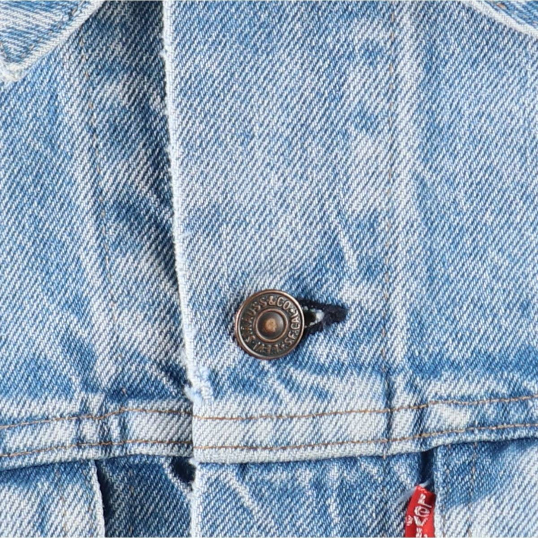 1970'S Levi's 70505 Denim Jacket, Made in USA, Men's Size S (approx.), Vintage cotton blue type Vintage Second Hand