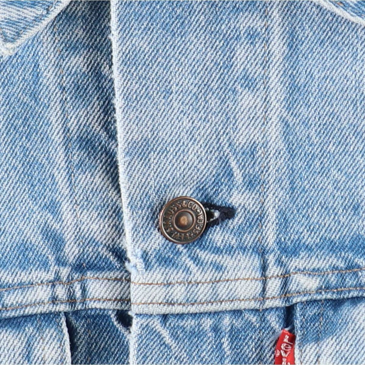 1970'S Levi's 70505 Denim Jacket, Made in USA, Men's Size S (approx.), Vintage cotton blue type Vintage Second Hand
