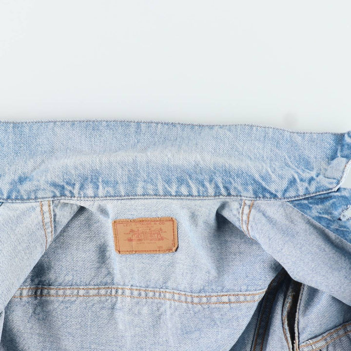 1970'S Levi's 70505 Denim Jacket, Made in USA, Men's Size S (approx.), Vintage cotton blue type Vintage Second Hand