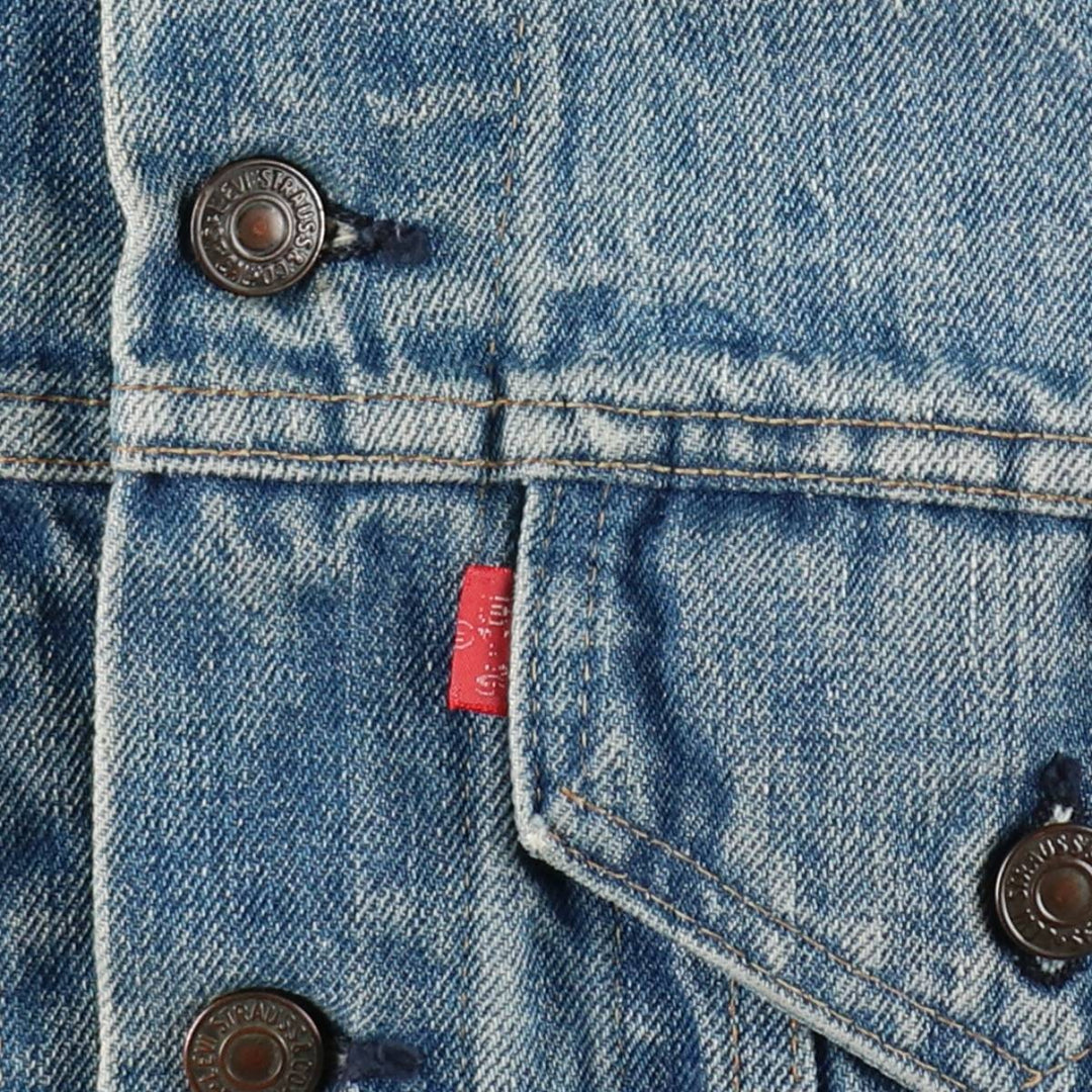 1970'S Levi's 70505-0213 Denim Jacket, Made in USA, Men's Size S (approx.), Vintage cotton blue type Vintage Second Hand