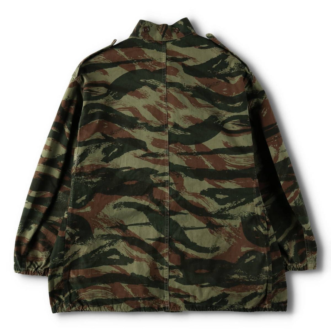 1950s-1960'S French Army TAP47 Camouflage Pattern Lizard Camo Military Jacket, Men's XL (approx.), Vintage unclear Khaki type Vintage Second Hand