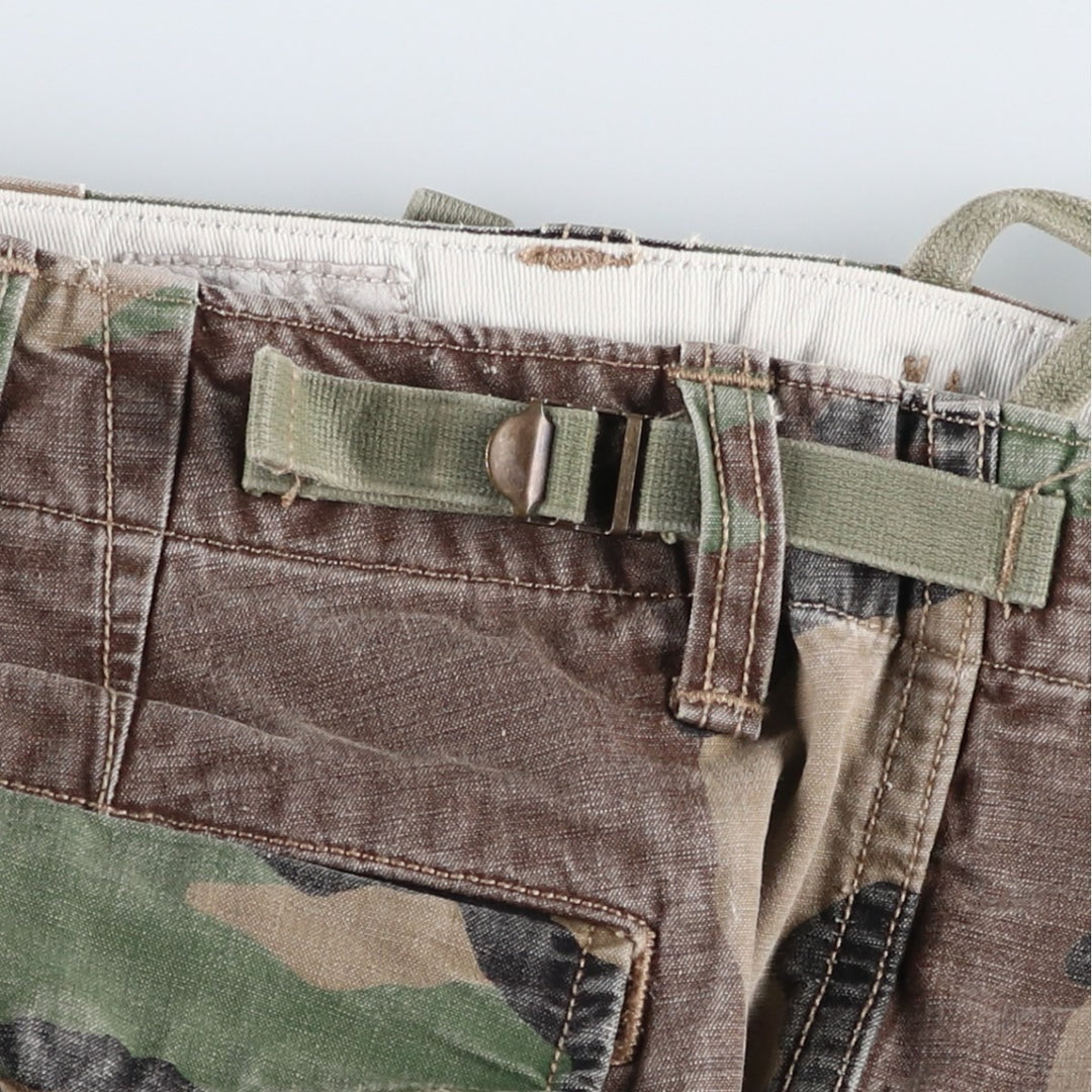 Civilian-made Ralph Lauren POLO RALPH LAUREN camouflage pattern woodland camo military cargo pants, men's size W37 (approx.) cotton Khaki type Vintage Second Hand