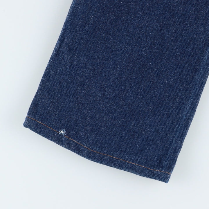 1990'S Levi's 40517-0215 Orange Tab Dark Navy Flare Cut Denim Pants Made in USA Women's Size L (W30 equivalent) Vintage cotton navy blue type Vintage Second Hand