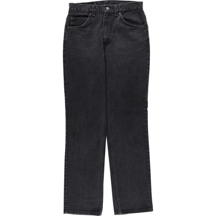 90'S Levi's Orange Tag Black Denim Bootcut Jeans, Men's Size W30 (approx.), Vintage unclear black type Vintage Second Hand