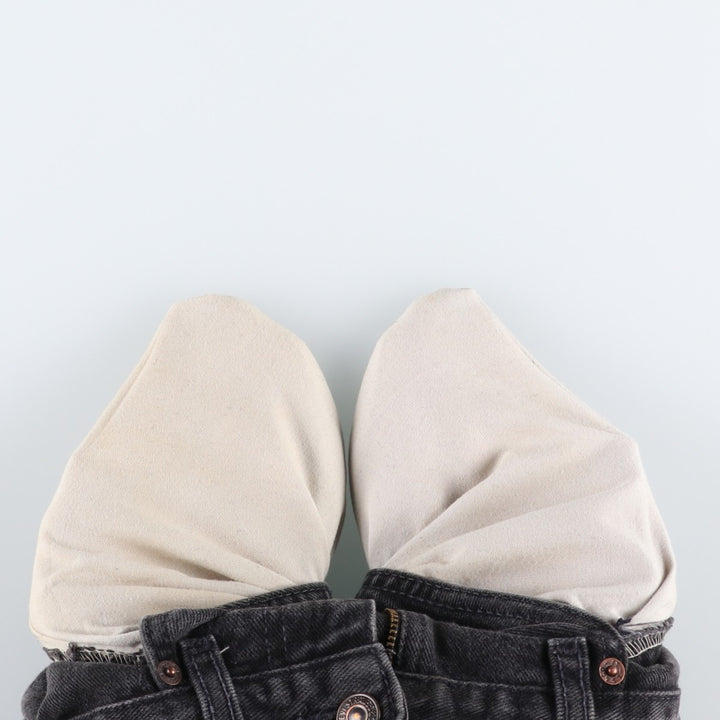 90'S Levi's Orange Tag Black Denim Bootcut Jeans, Men's Size W30 (approx.), Vintage unclear black type Vintage Second Hand